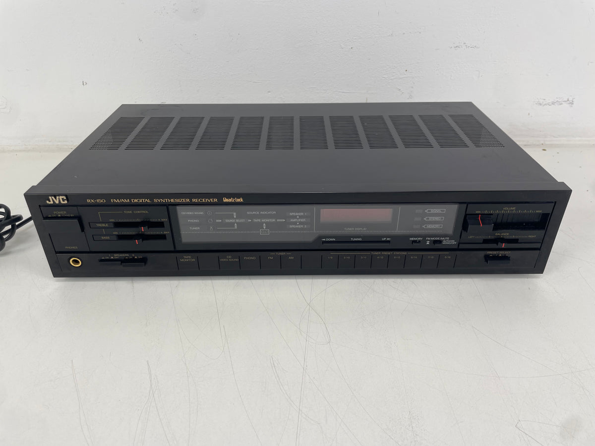 JVC – RX-150 – AM/FM Digital Synthesizer Stereo Receiver