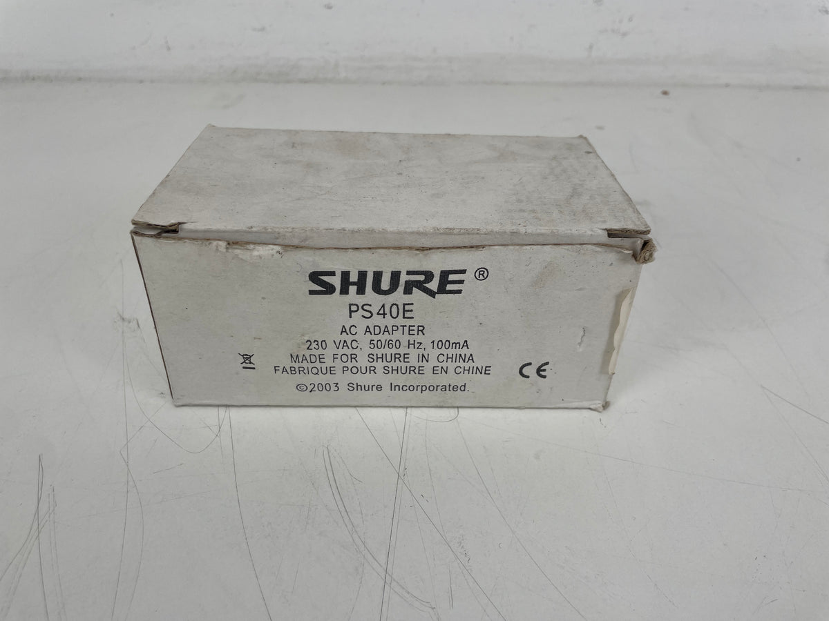 Shure - PS40E - AC Adapter - 230V - 15V - Inc. Original Box
