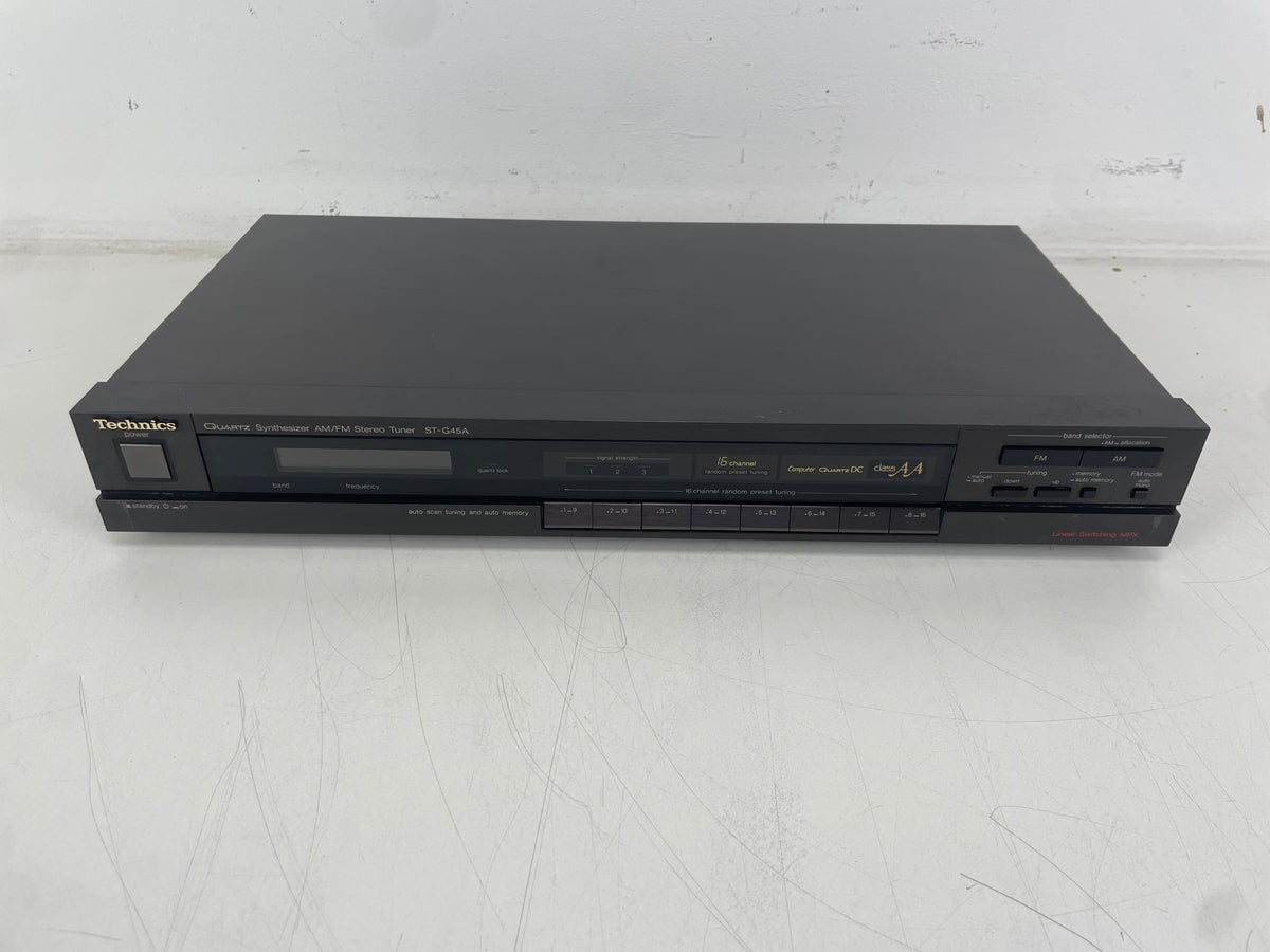 Technics – ST-G45A – Clas AA – Quartz Synthesizer AM/FM Stereo Tuner