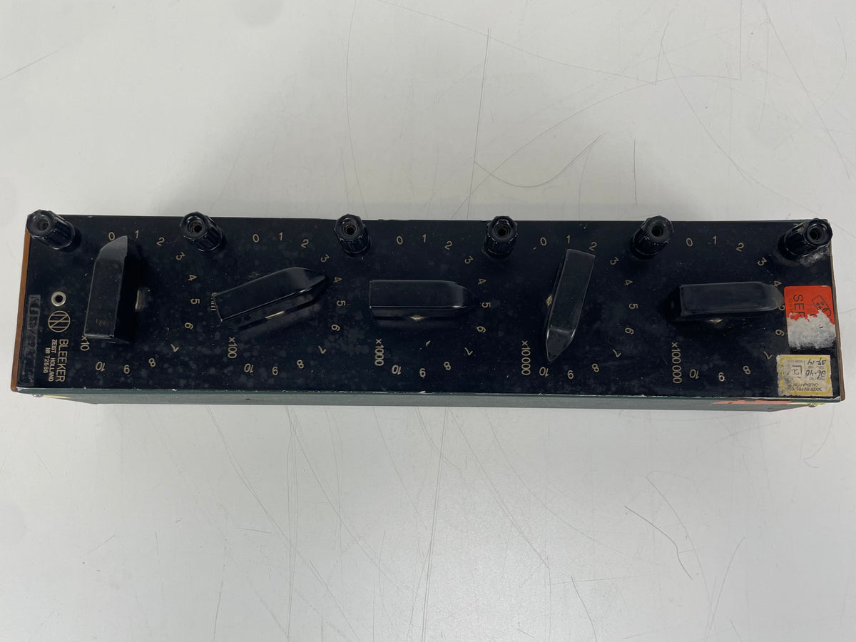 Bleeker – Decade Resistance Box – Vintage Precision Laboratory Instrument – Zeist Holland - Untested