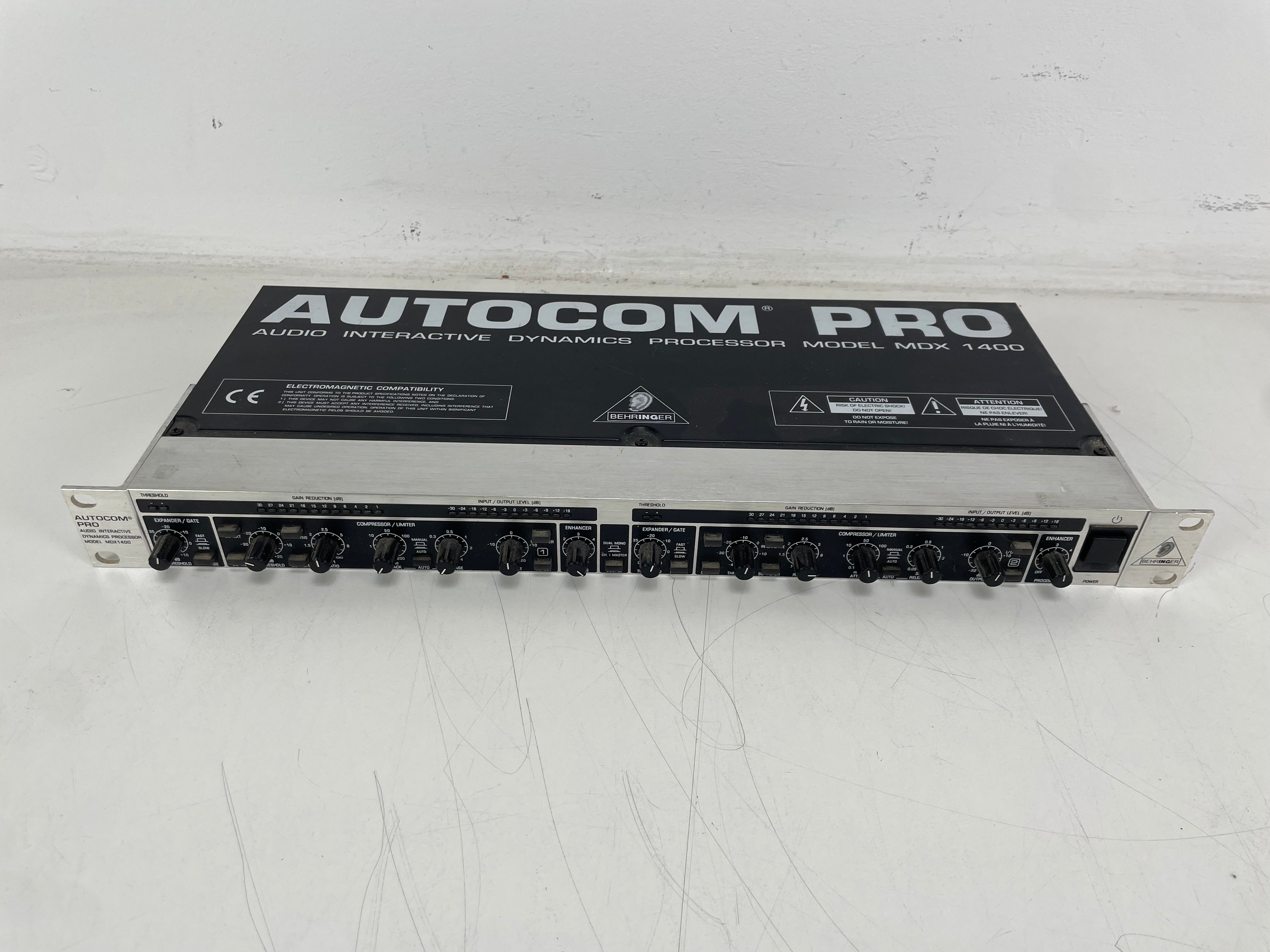 Behringer - MDX 1400 - Autocom Pro - Dynamics Processor - Used / Needs Cleaning