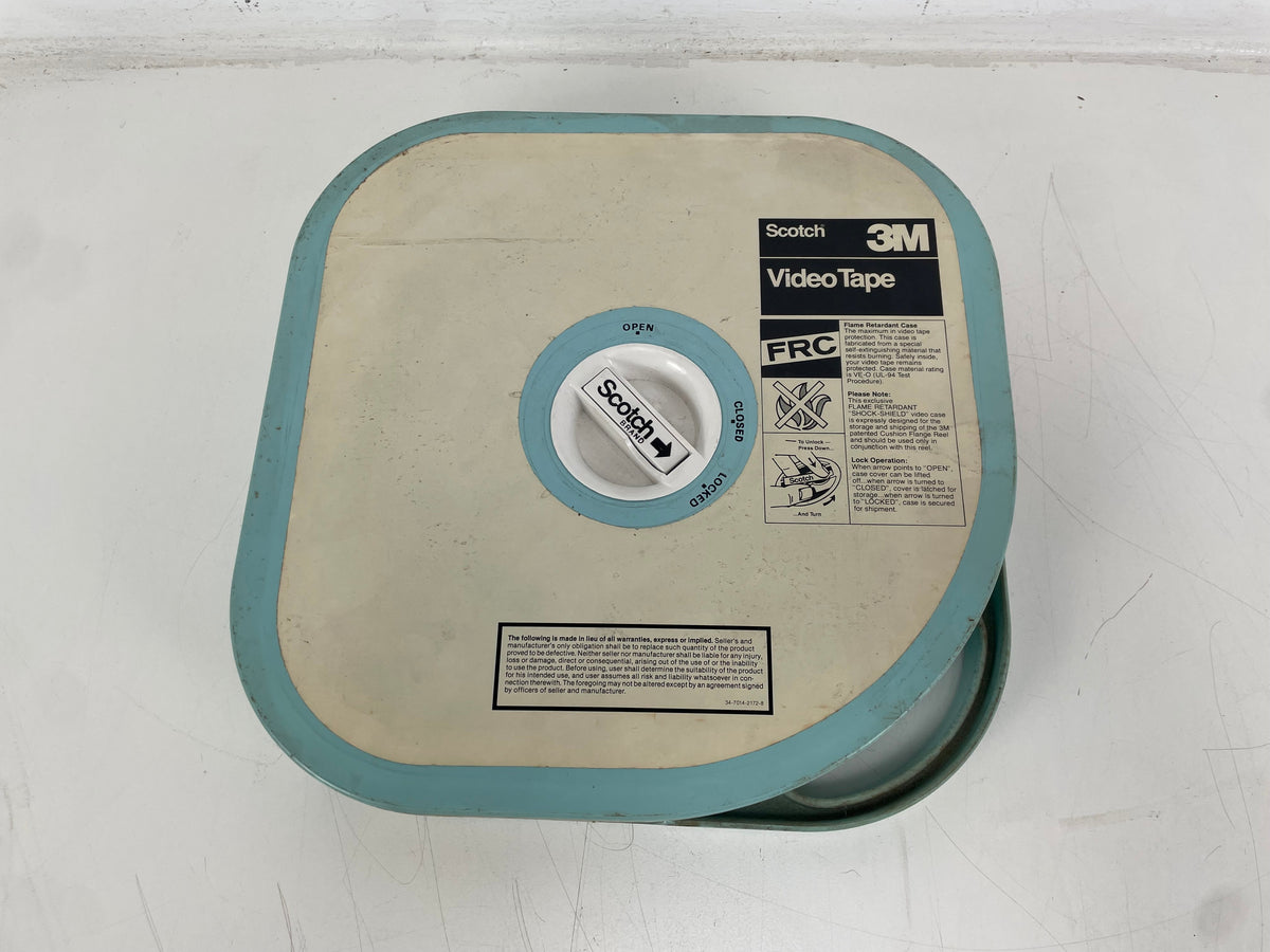 3M – Scotch VideoTape Reel for Bosch BCN System – Vintage Professional Broadcast Tape – Untested