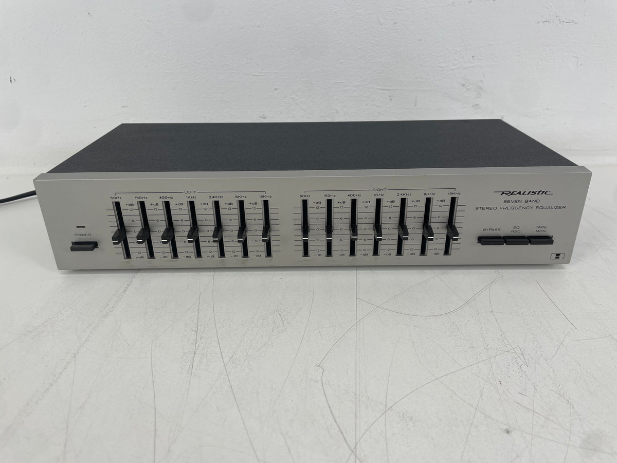 Realistic – 31-1989 – Seven Band Stereo Graphic Equalizer