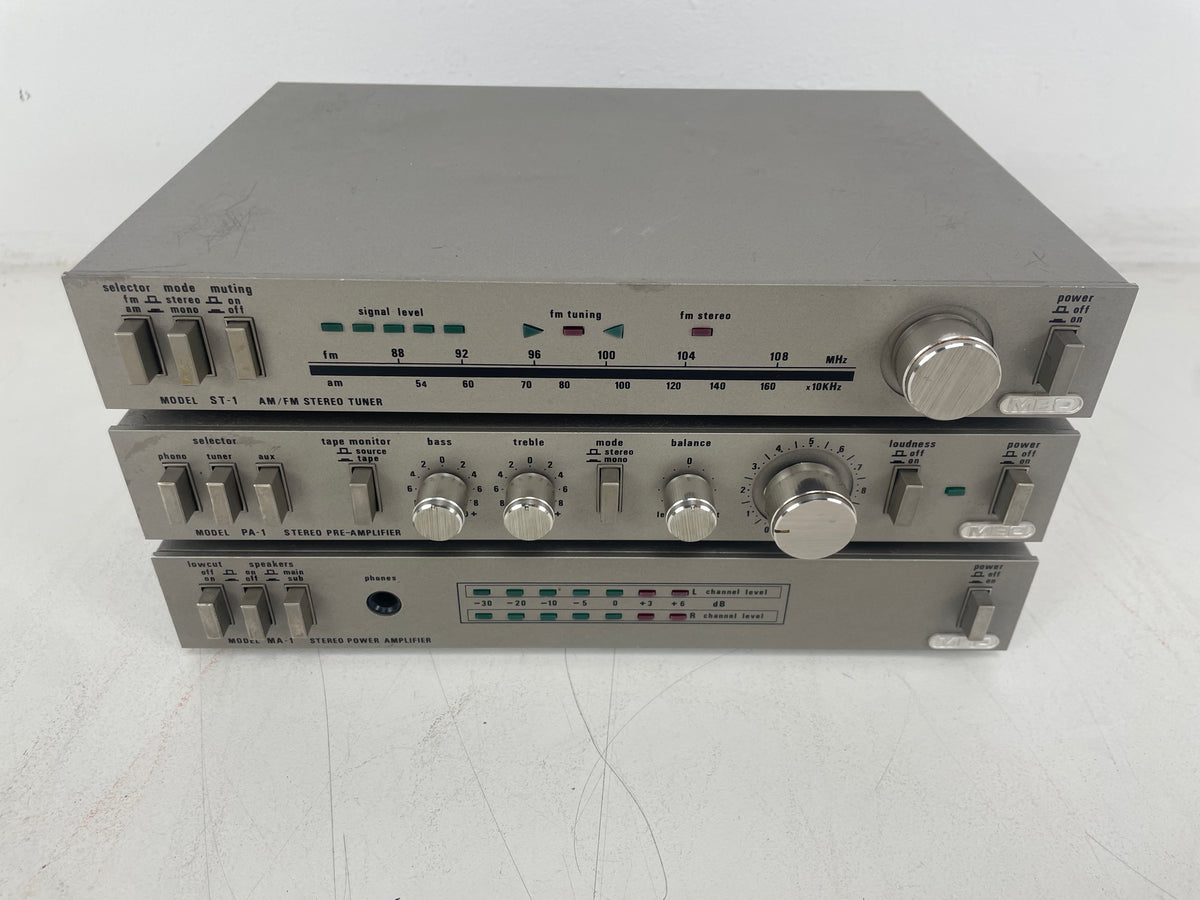 MBO - ST-1/PA-1/MA-1 - Pre/Power-Amplifier/Tuner - Set - Serviced (Repaired)
