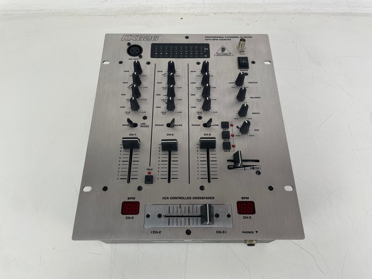 Behringer - DX626 - DJ-Mixer - Serviced (Pot-Meters Cleaned)