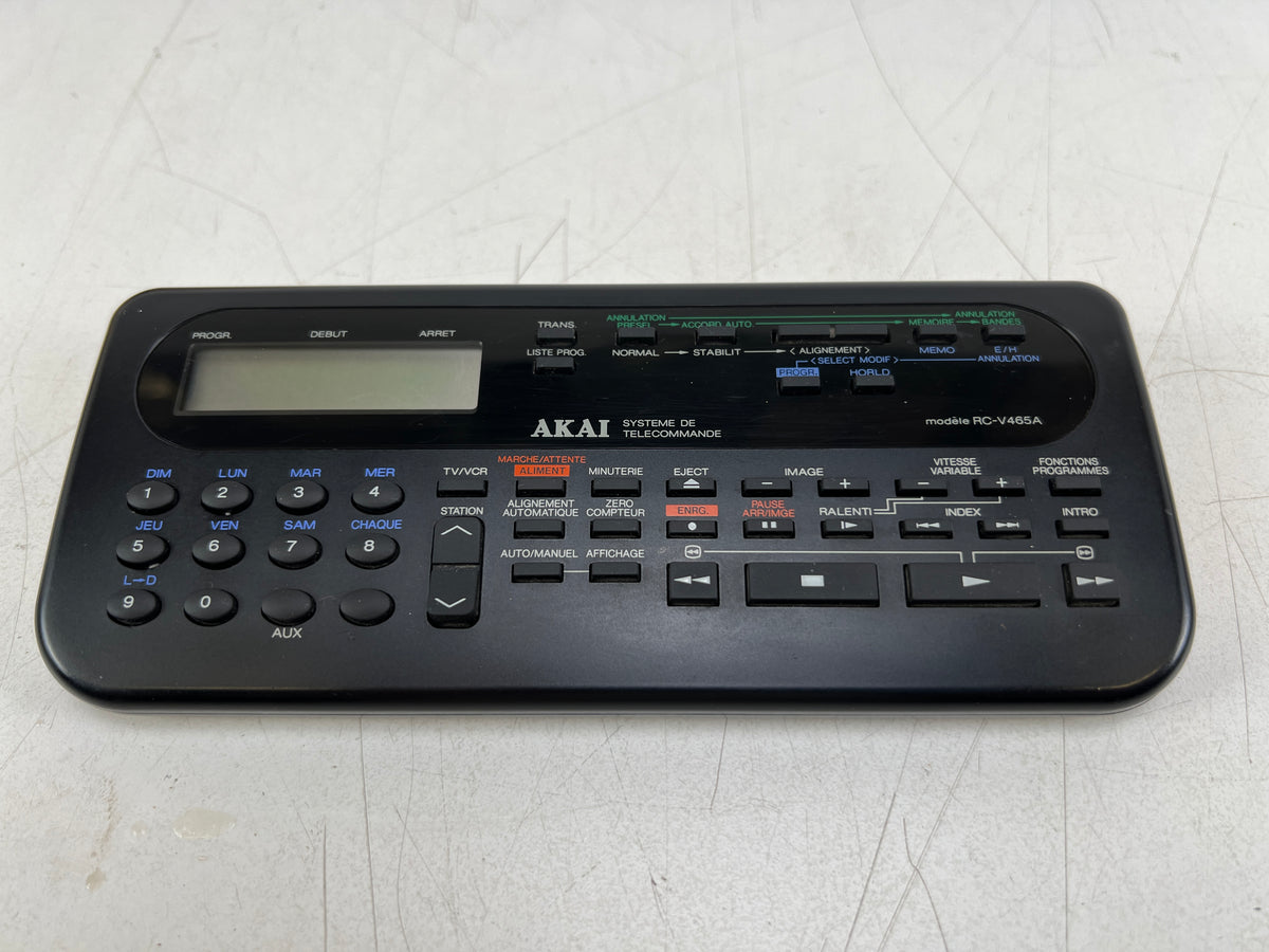 Original Akai RC-V465A remote control for VCR