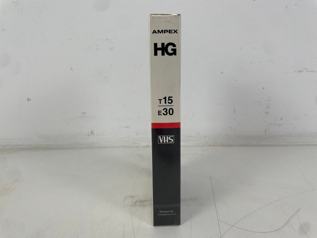 Ampex – T015E030C – HG Professional Series VHS Broadcast Videocassette – Sealed NOS
