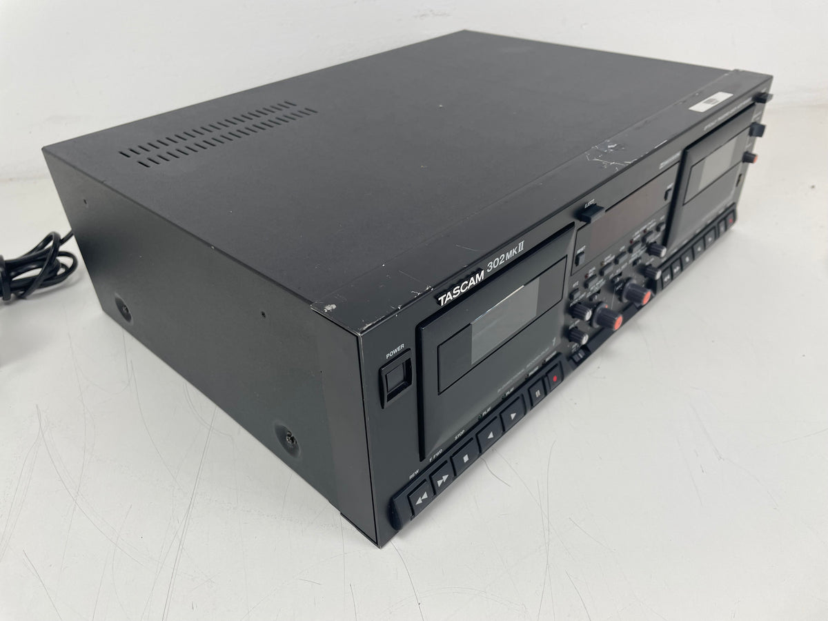 Tascam - 302 MK2 - Double Cassette Deck - 2-Head