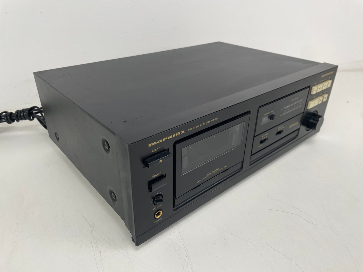 Marantz - PMD501 - Professioneel Stereo Cassettedeck - 2-Kops - Gekeurd (Nieuwe Voetjes)