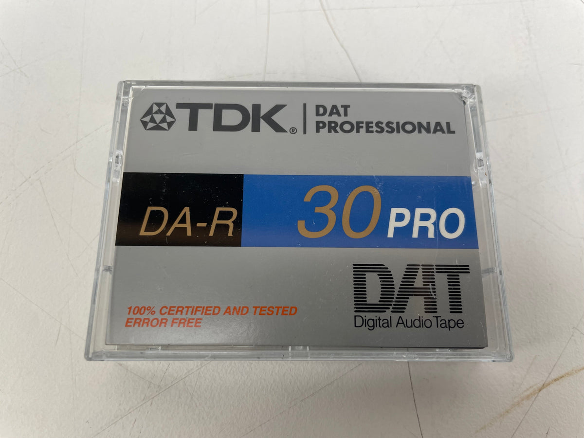 TDK DA-R 30 PRO – Digital Audio Tape (DAT) – 30 Minutes – Unsealed