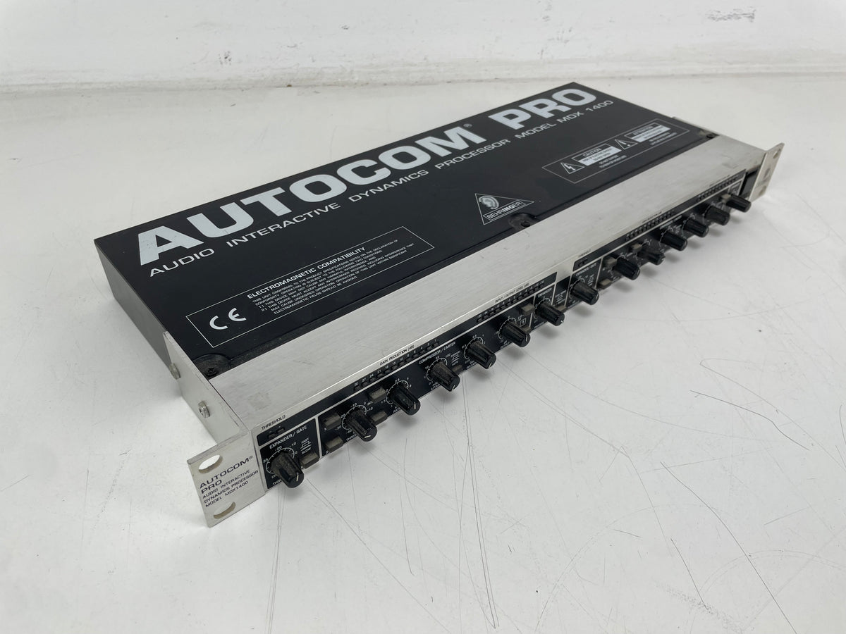 Behringer - MDX 1400 - Autocom Pro - Dynamics Processor - Used / Needs Cleaning