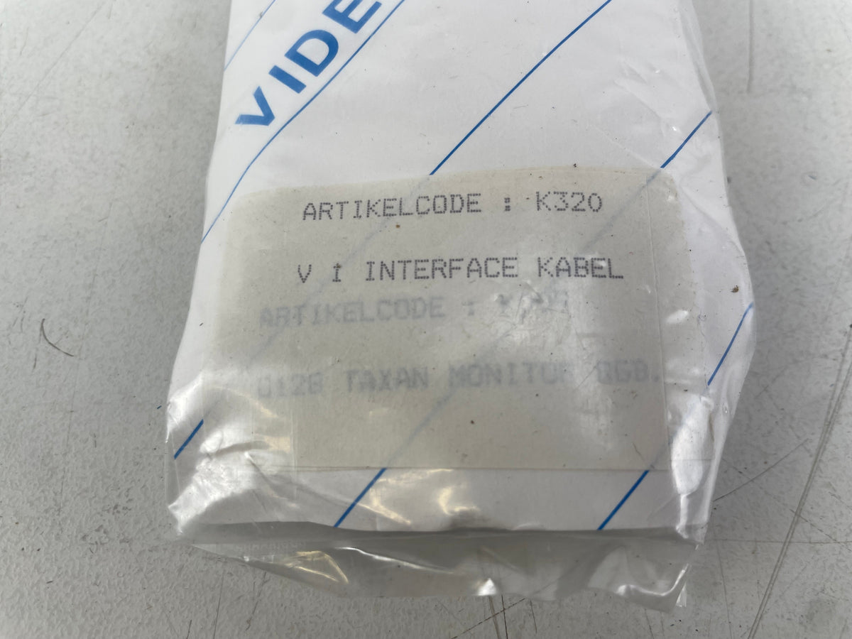 Unknown - K320 – 5-Pin DIN Male to Male Interface Cable – 1 Meter – New Old Stock