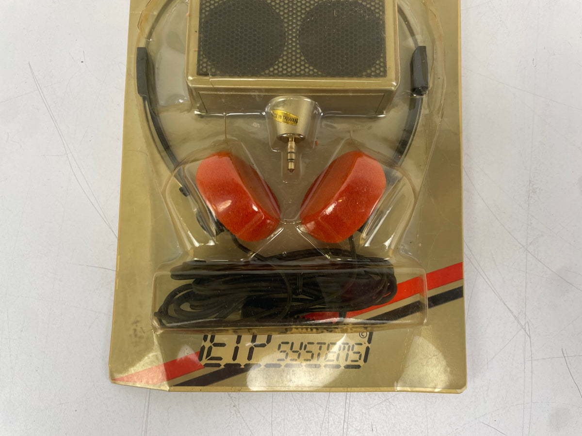 ETP Systems – GS-040T – Vintage Stereo Headphones & Mini Hi-Fi Speaker – New Old Stock