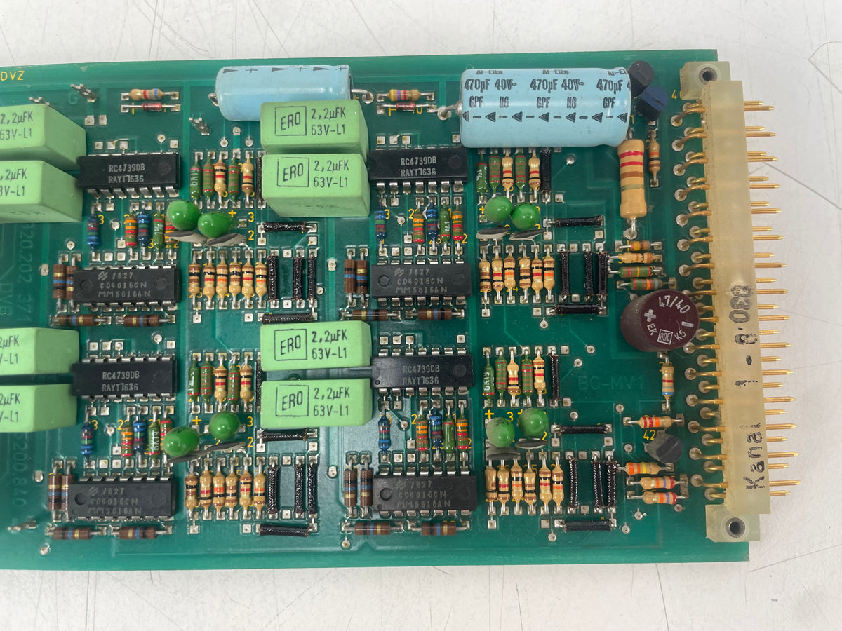 Telefunken – BC-MV1 – Measurement Amp Board – M15A Multitrack – 25.5200.840-00