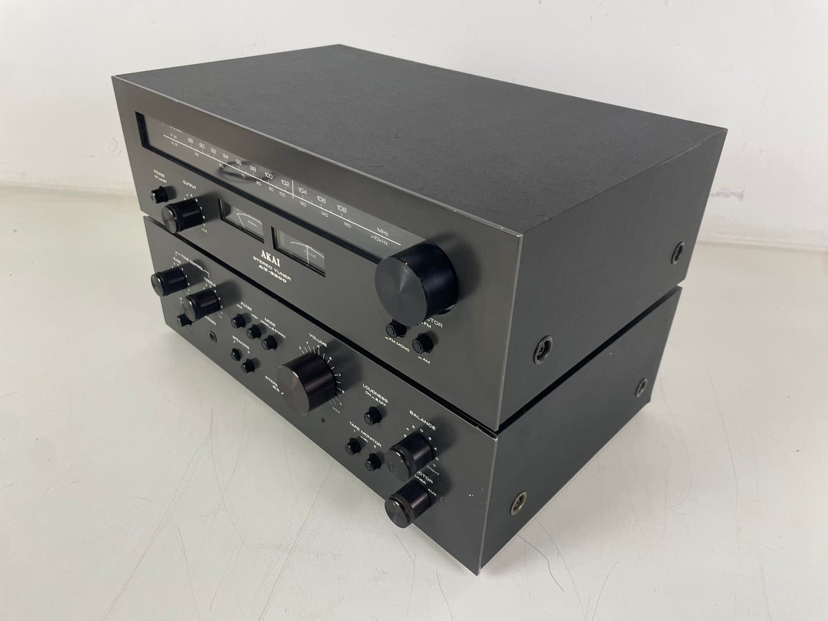 Akai - AT-2200/AM-2200 - Amplifier/Tuner Set - Serviced (Repaired/Cleaned)