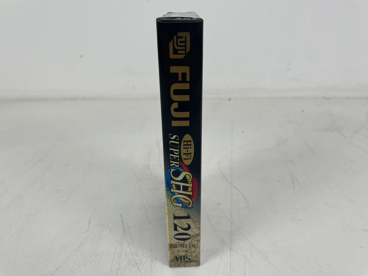 Fuji - SHG E-120 - Hi-Fi Super SHG - VHS Tape - PAL/SECAM - 120 - 2 uur - Verzegeld - NOS