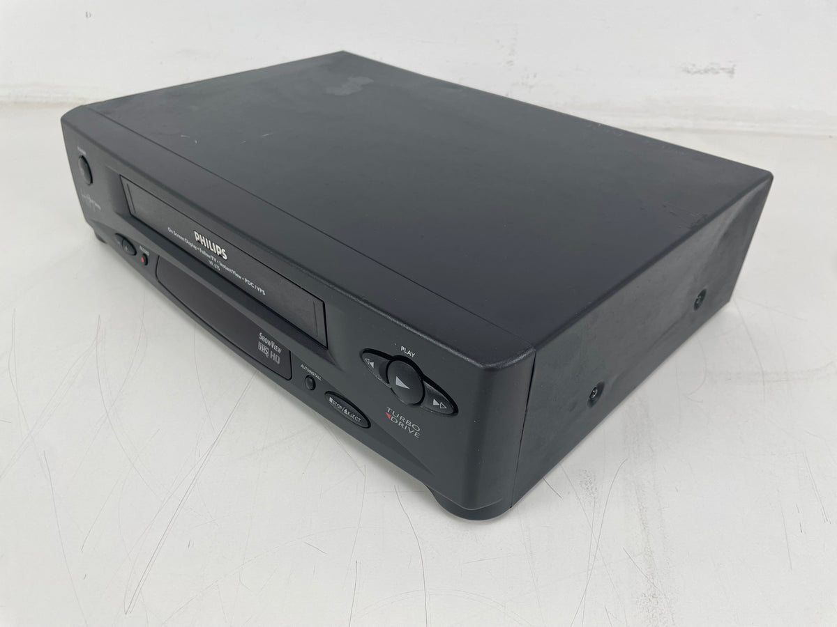 Philips - VR 675 - 6-Head - VHS (PAL) HQ - Video Cassette Recorder - Serviced