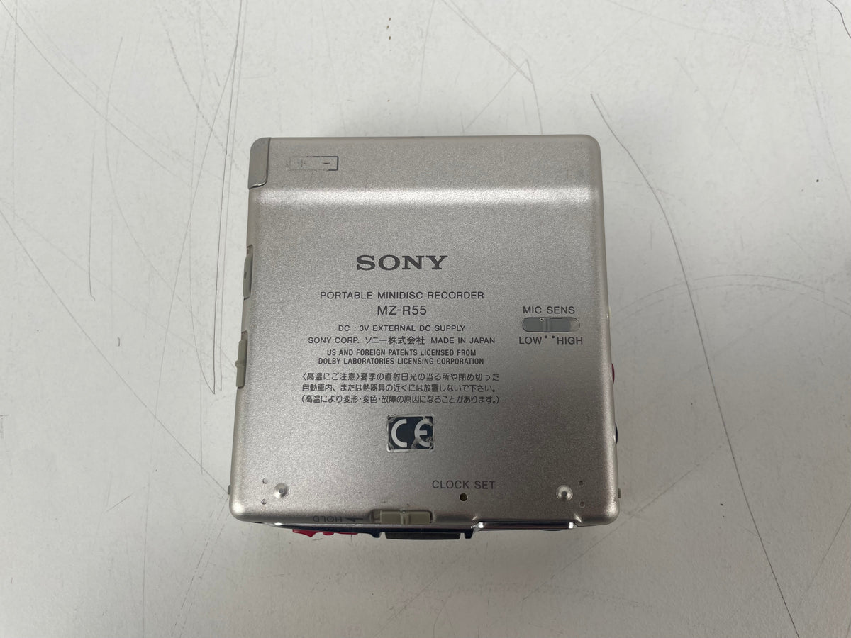 Sony - MZ-R55 - MiniDisc Walkman - Inclusief Originele Adapter/Afstandsbediening/Batterijpakket