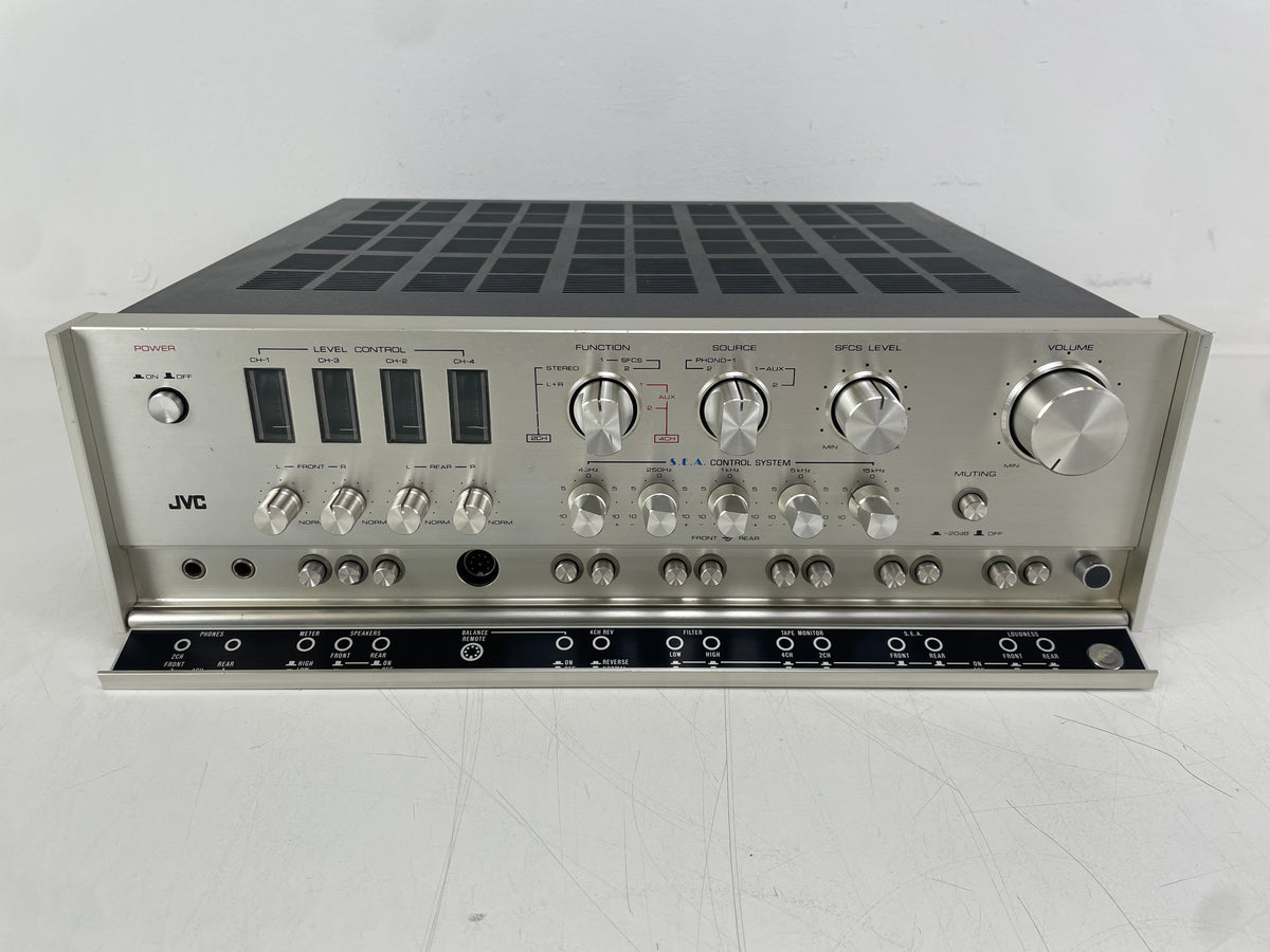 JVC – 4VN-990 – 4-Channel Integrated Amplifier – Serviced (New scale lights)