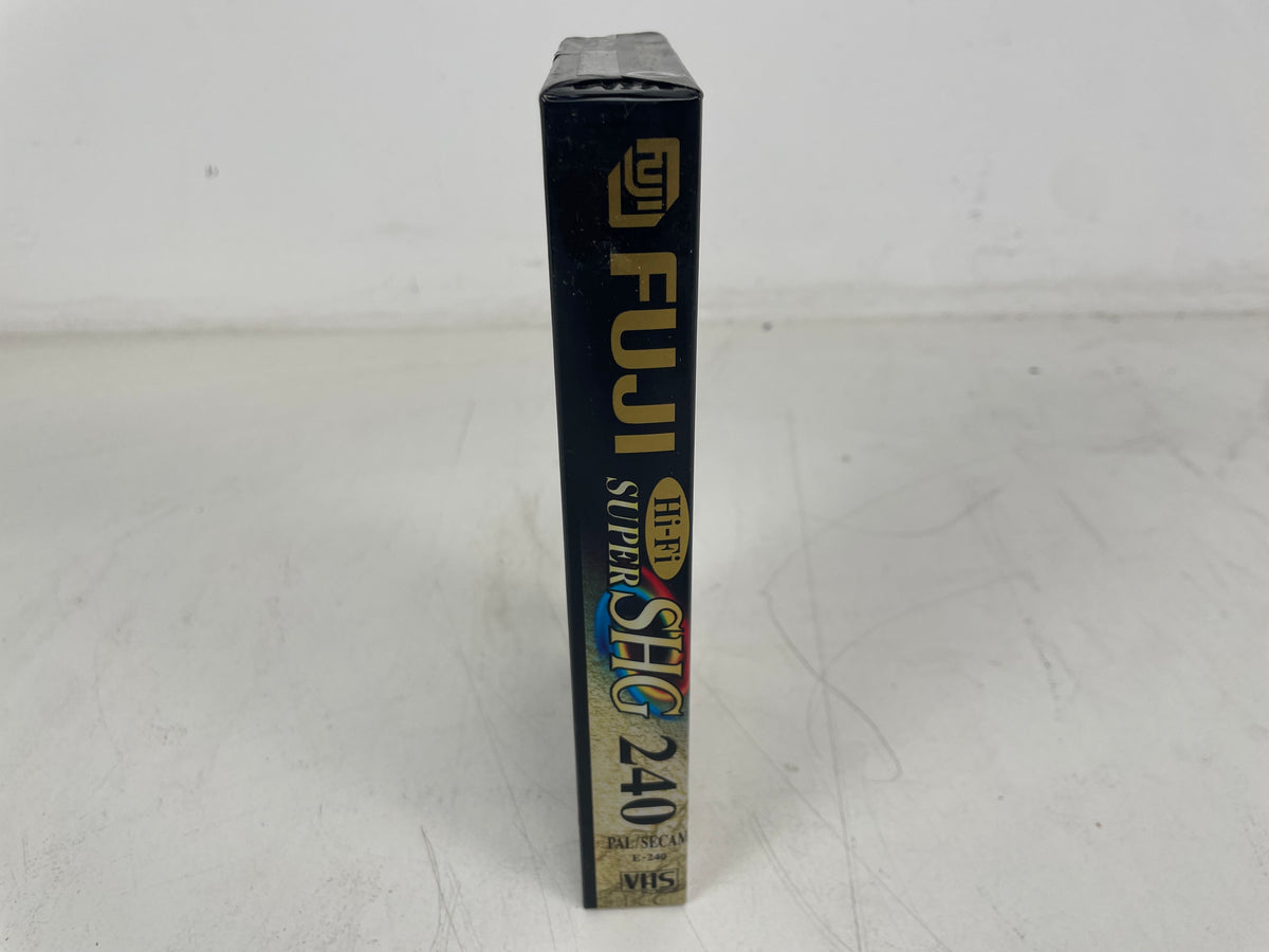 Fuji - SHG E-240 - Hi-Fi Super SHG - VHS Tape - PAL/SECAM - 240 - 4 Hrs - Sealed - NOS