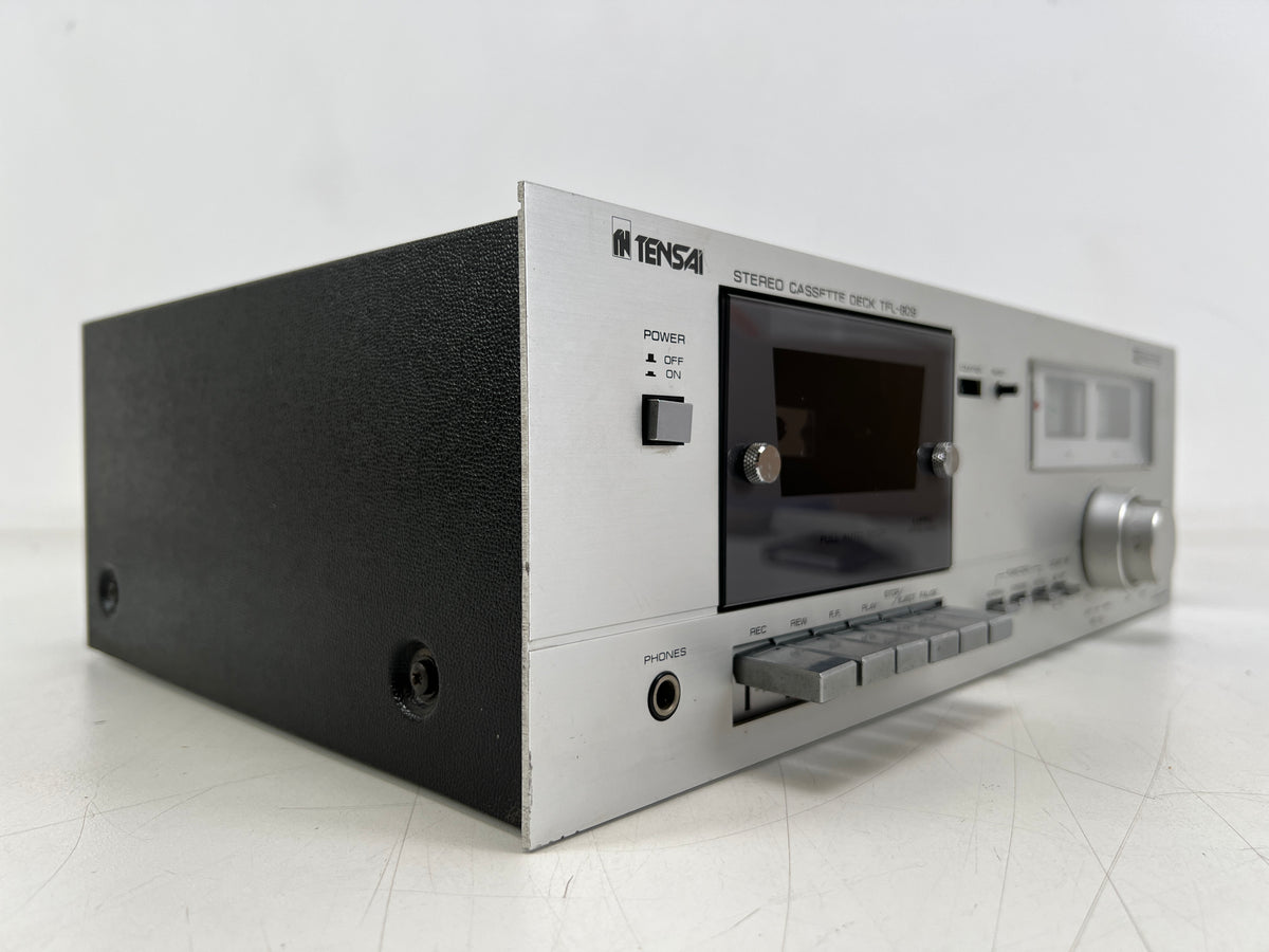 Tensai – TFL-809 – Stereo Cassette Deck – Serviced (New Belts/Cleaned)