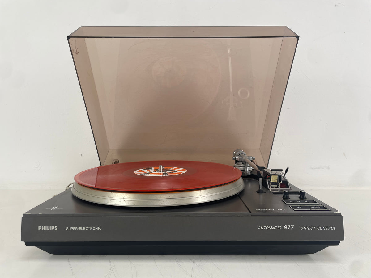 Philips – 977 – Automatic Quartz PLL Direct Control Turntable – Transport Secured - GP406