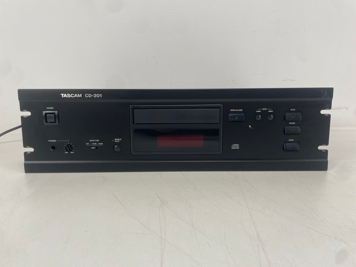 Tascam – CD-201 – Professional CD Player – Serviced (Repaired/Repainted) – Remote Included