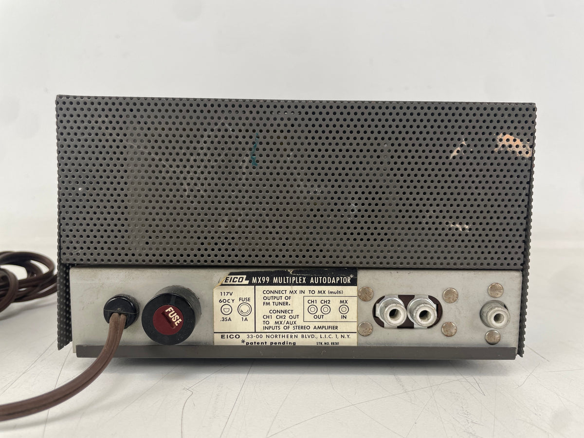 EICO – MX-99 – Vintage Tube FM Stereo Multiplex Adapter – Serviced (Cleaned)