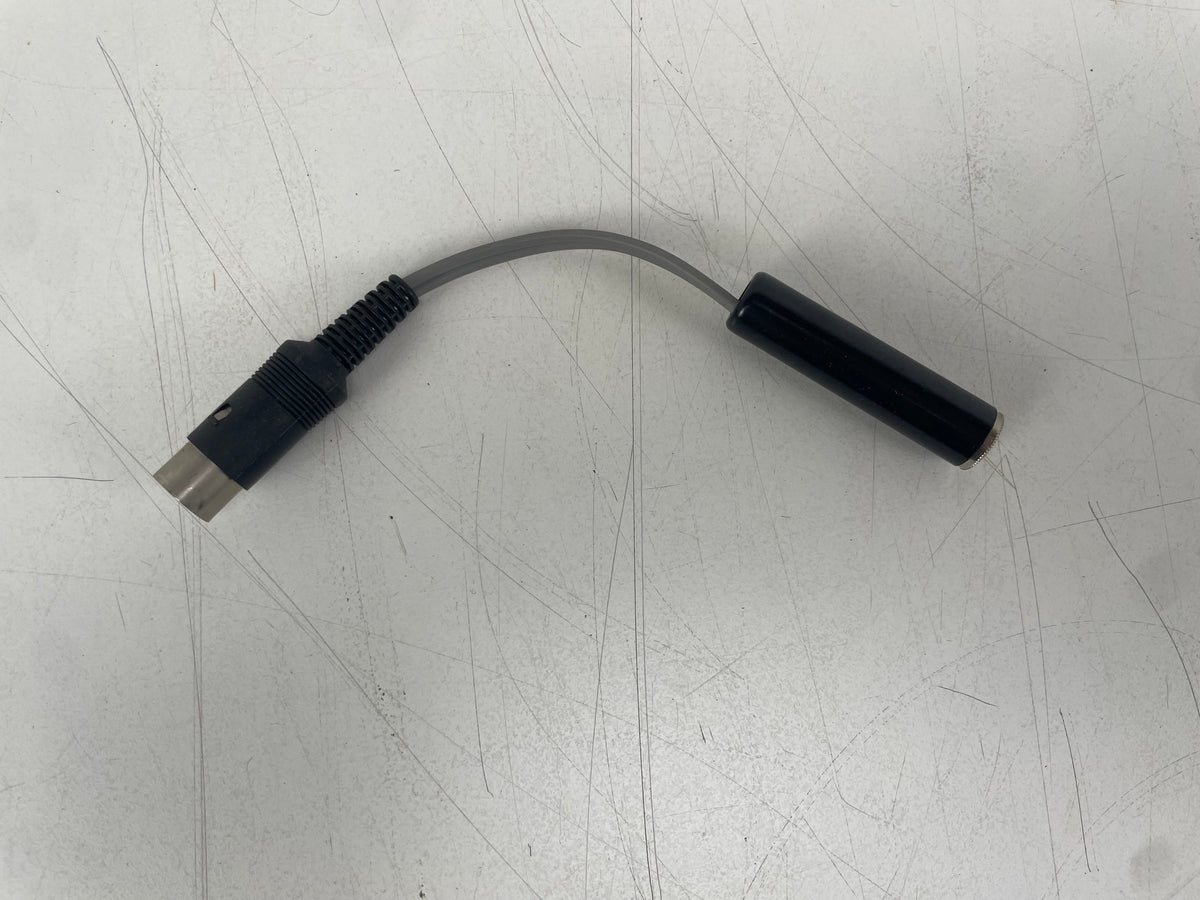 5-Pin DIN Male to 6.35mm Jack Female Audio Adapter – New Old Stock