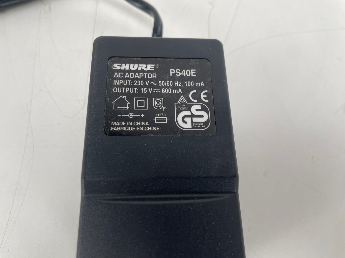 Shure - PS40E - AC Adapter - 230V - 15V - Inc. Original Box