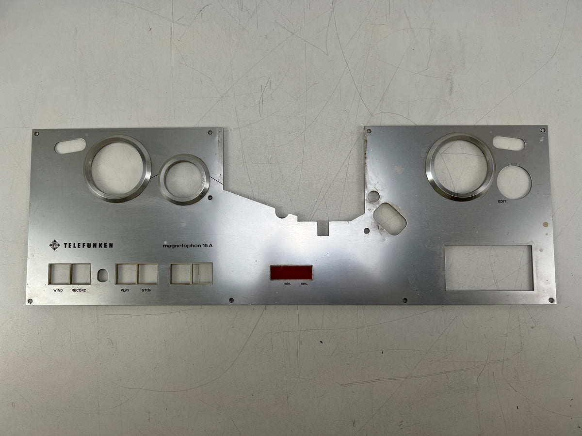 Telefunken – M15A Multitrack – Transport Faceplate