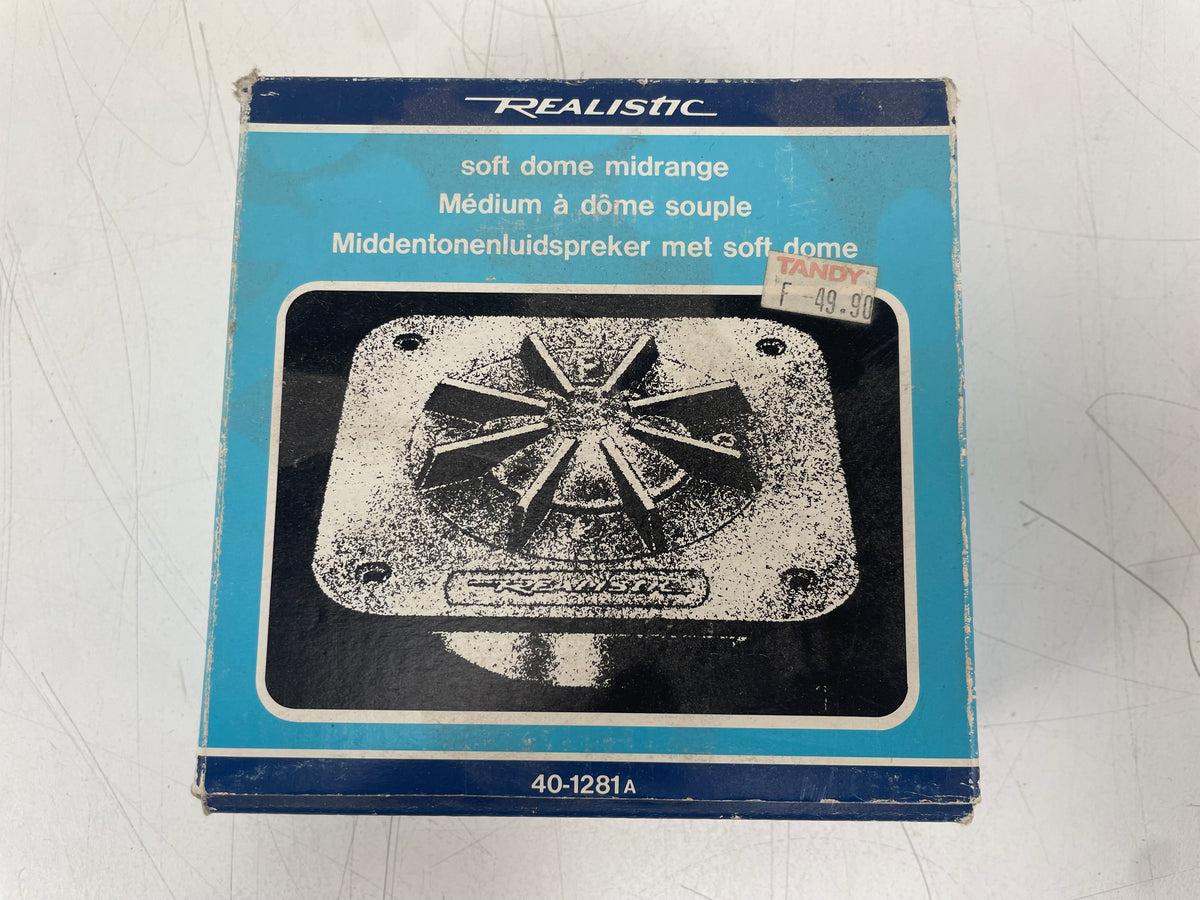 Realistic – 40-1281 – Soft Dome Midrange Speaker Driver – 8 Ohm – New Old Stock