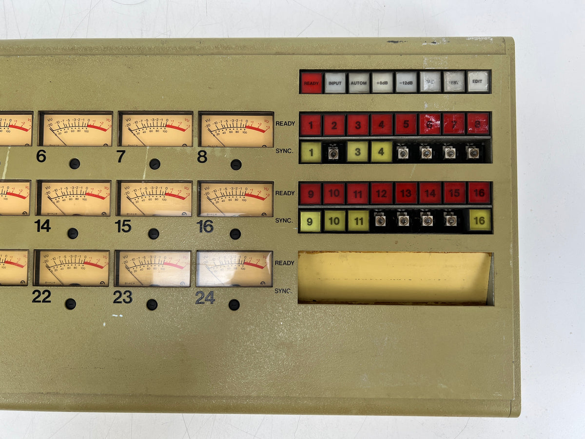 Telefunken – M15A – 24-Channel VU Meter & Track Control Console