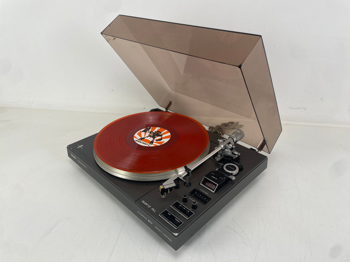 Philips – 977 – Automatic Quartz PLL Direct Control Turntable – Transport Secured - GP406