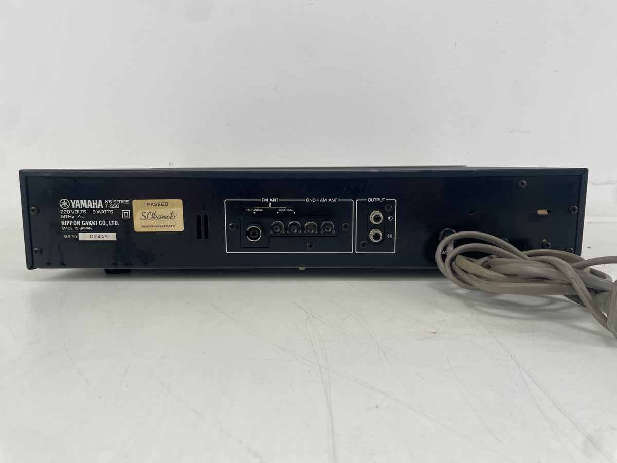 Yamaha – T-550 – AM/FM Stereo Tuner