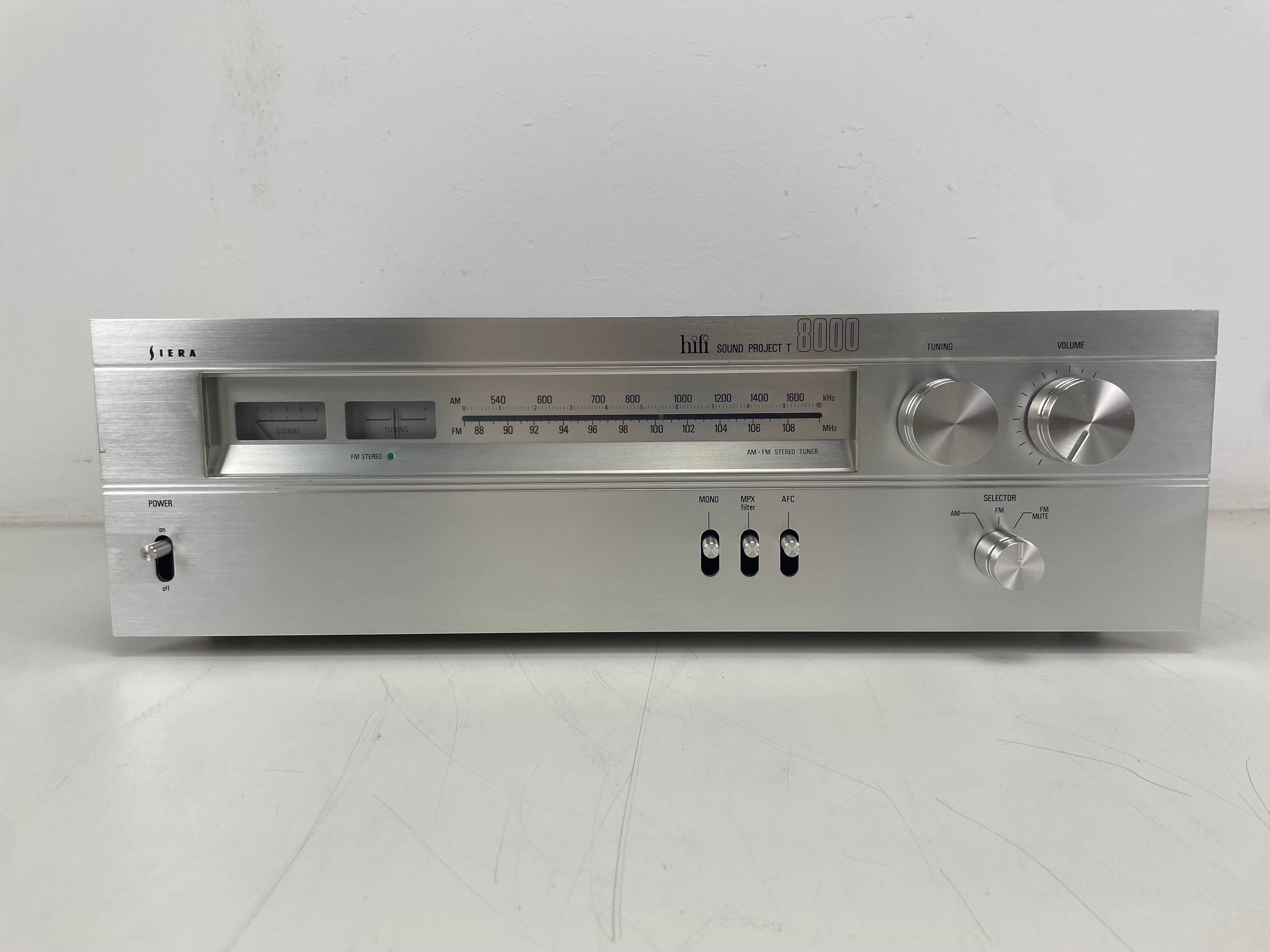 Siera (Philips) - T8000 - Tuner - Geregeld (Nieuwe Lampjes)