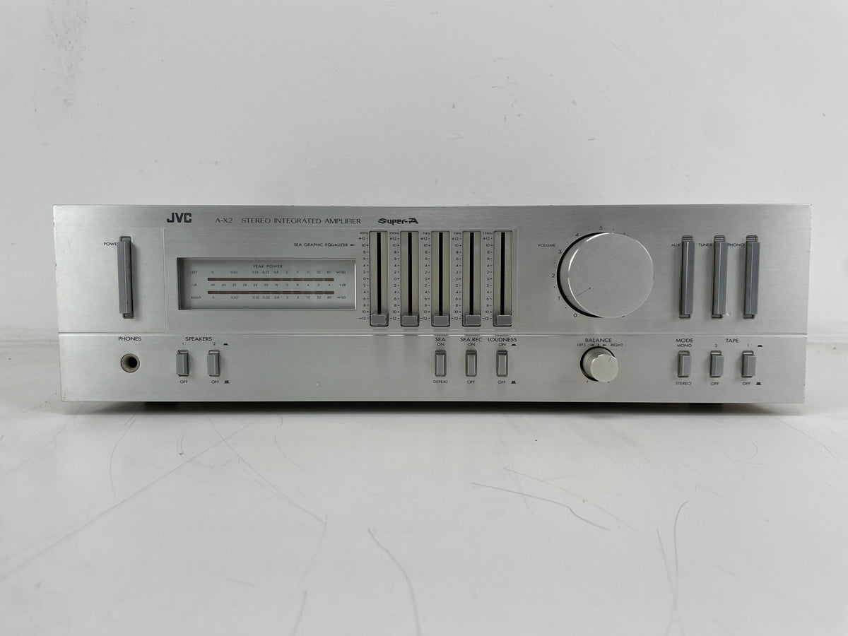 JVC - A-X2 - Stereo Integrated Amplifier - Super-A - Serviced (Caps Replaced/Repaired)