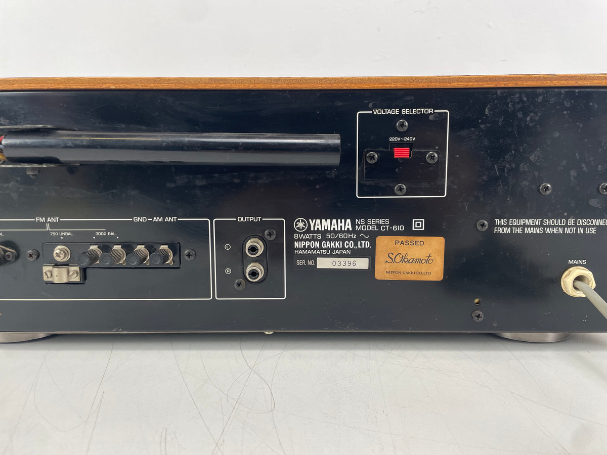 Yamaha – CT-610 – Natural Sound AM/FM Stereo Tuner