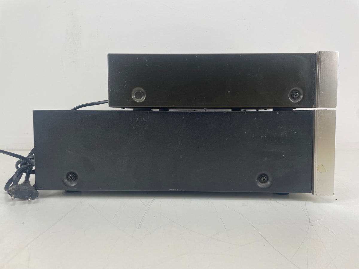 Luxman - C-02/M-02 - Power/Pre-Amplifier Set - Serviced (Repaired)