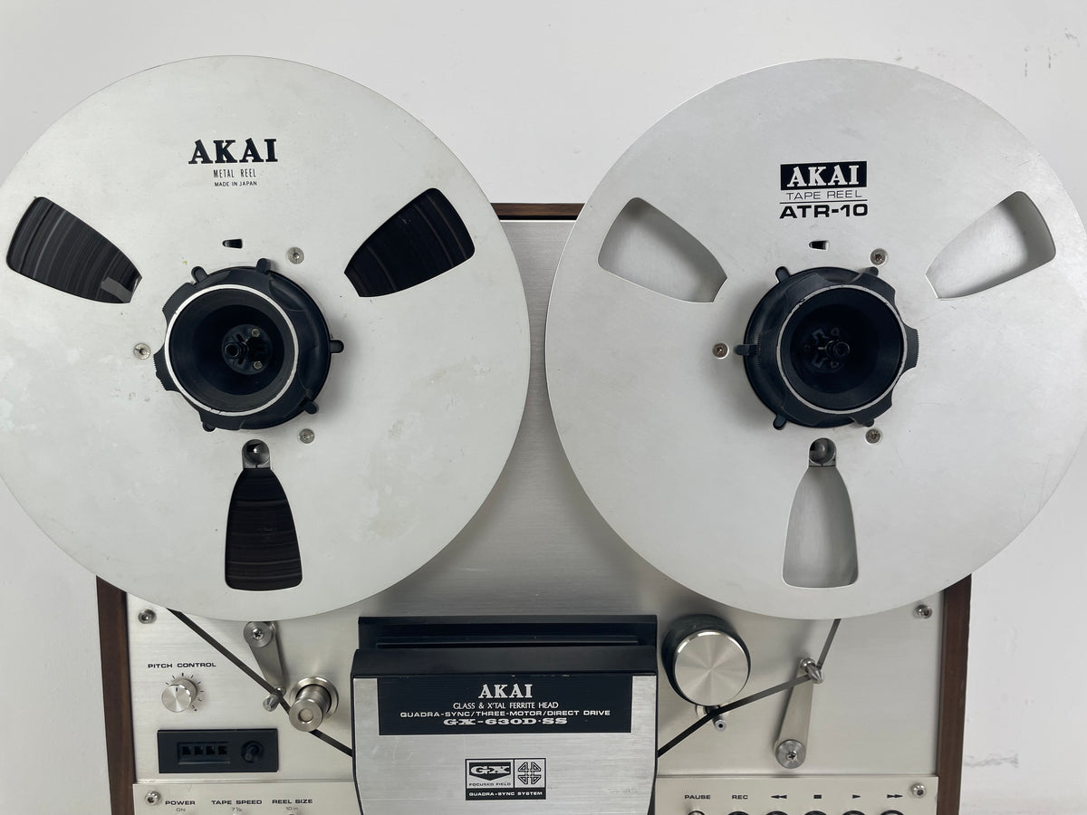 Akai - 630DD-SS - Spoelenrecorder - 3-Kops - Direct Drive - Onderhouden (Gereinigd/Nieuwe Lampen)