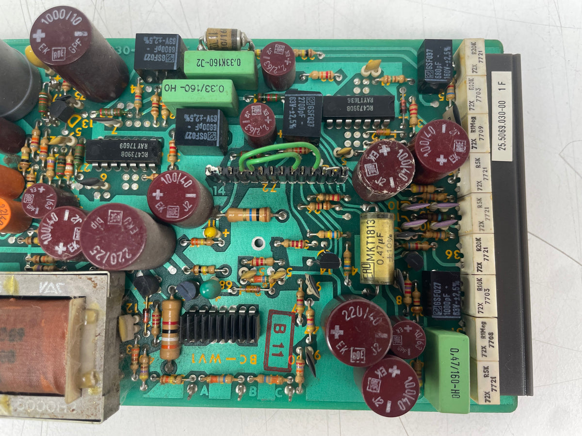 Telefunken – M15A BC-WV1 – Playback Amplifier PCB – From Working Machine