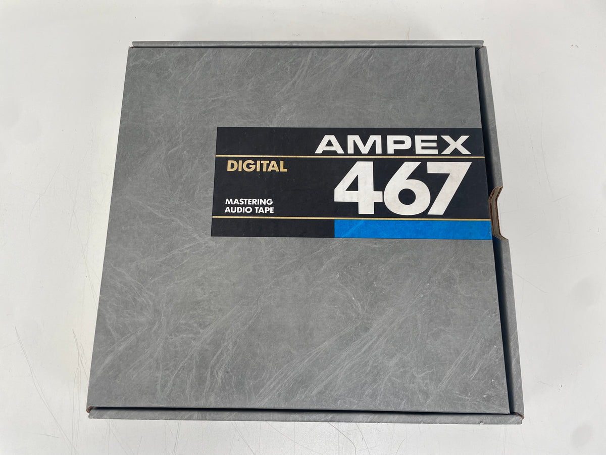Ampex – 467 – Digital Mastering Audio Tape – Metal Reel with Original Box – Used