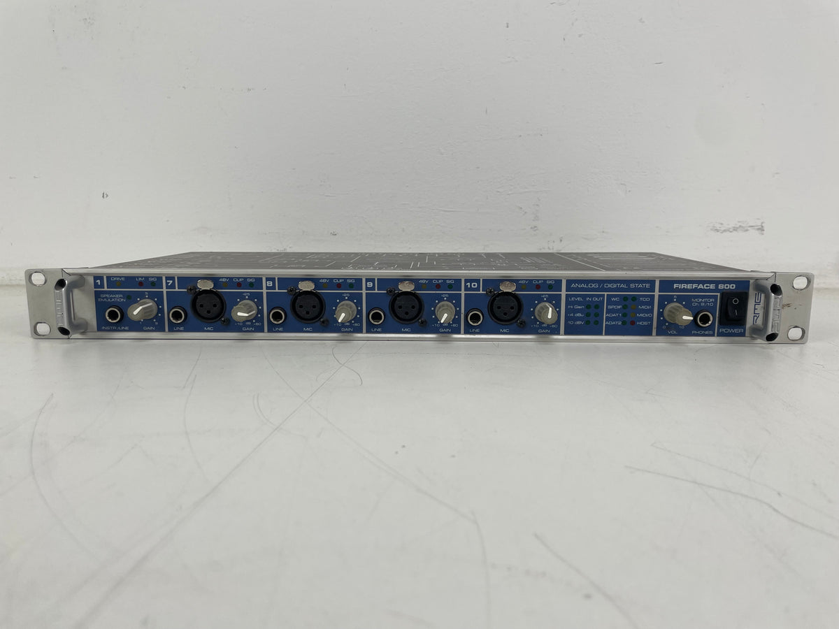 RME - Fireface 800 - Interface