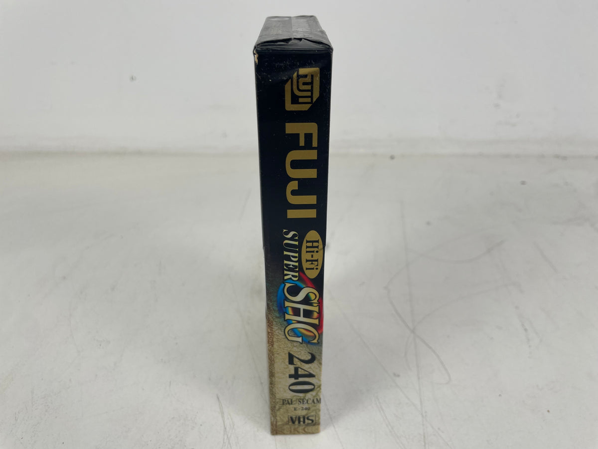 Fuji - SHG E-240 - Hi-Fi Super SHG - VHS Tape - PAL/SECAM - 240 - 4 Hrs - Sealed - NOS