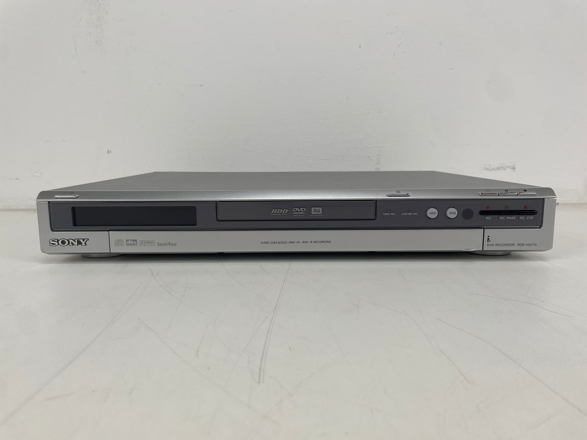 Sony – RDR-HX710 – DVD Recorder / Player – HDD Recorder