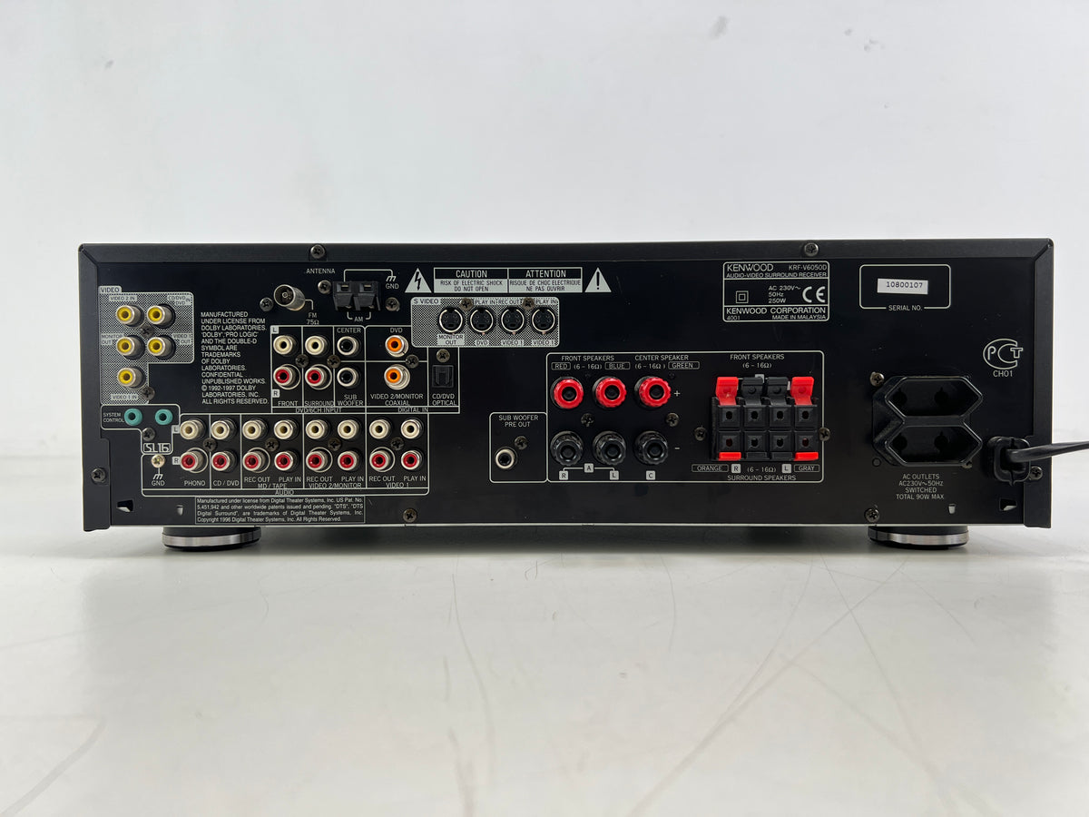 Kenwood – KRF-V6050D – 5.1 AV Surround Receiver – Serviced (Cleaned)
