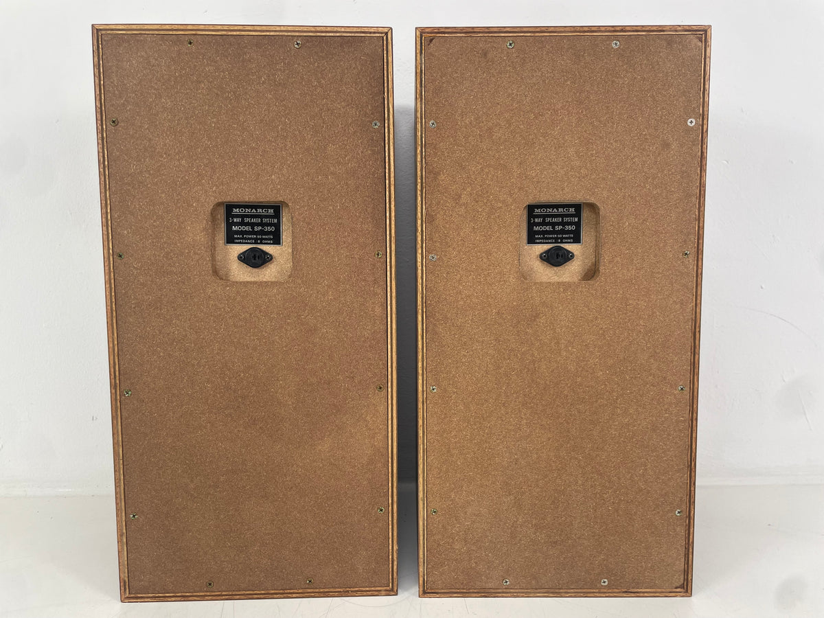 Monarch – SP-350 – 3-Way Passive Stereo Speakers (Pair) – New Old Stock – Fully Working – Original Boxes
