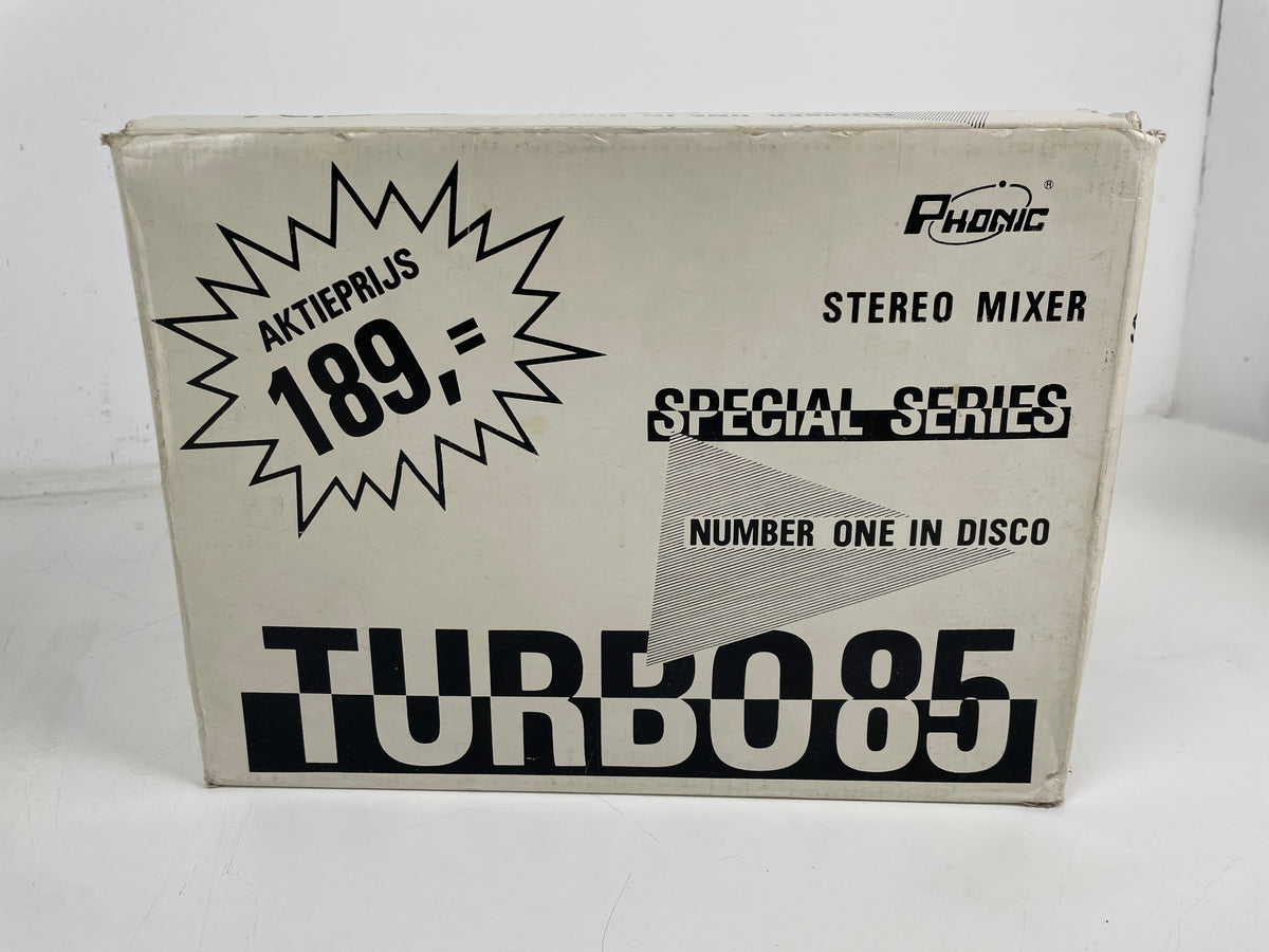 Phonic - Turbo85 - Stereo Mixer - Zo goed als nieuw
