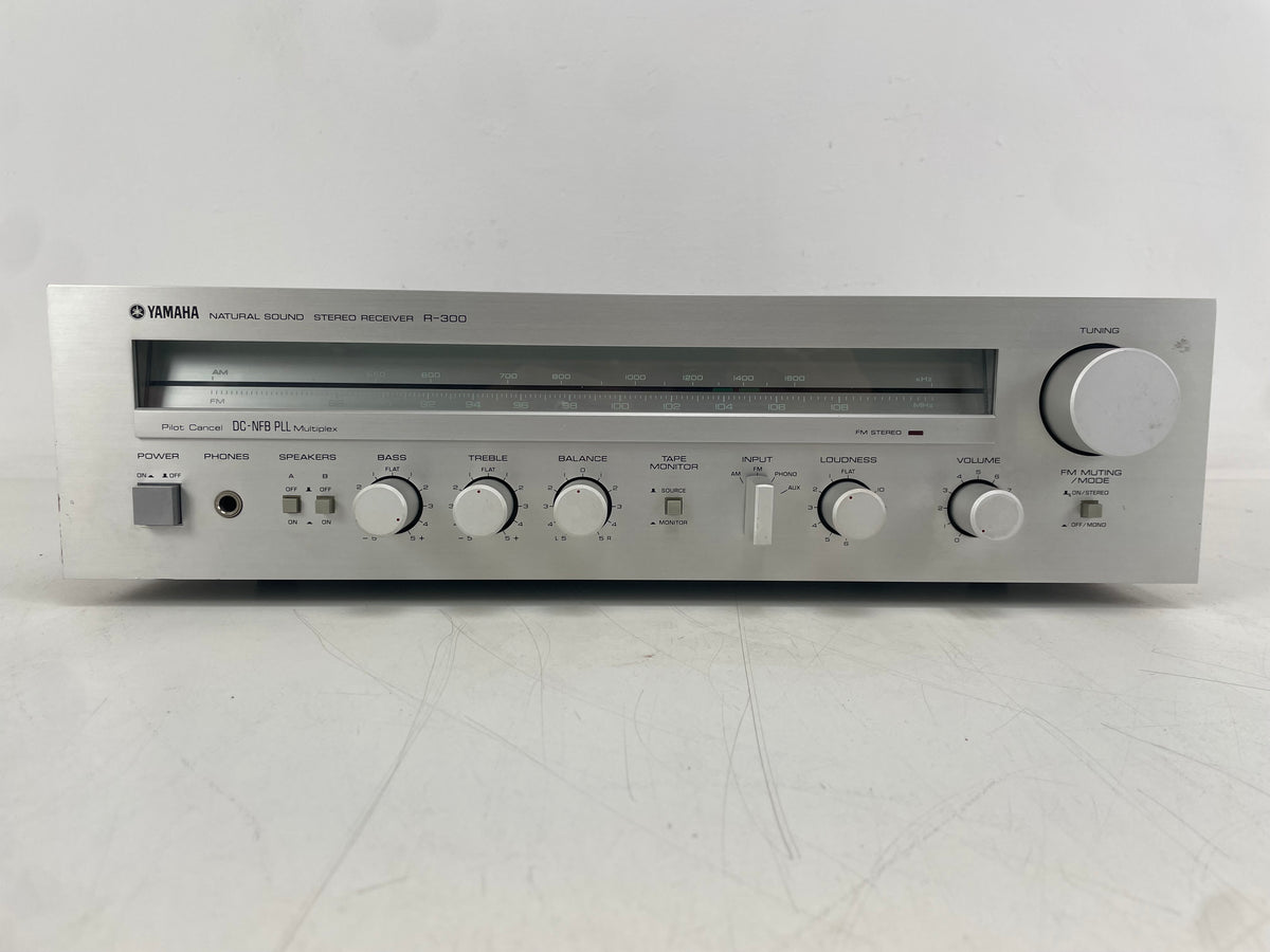 Yamaha – R-300 – Natural Sound Stereo Receiver – Serviced (Pots Cleaned)