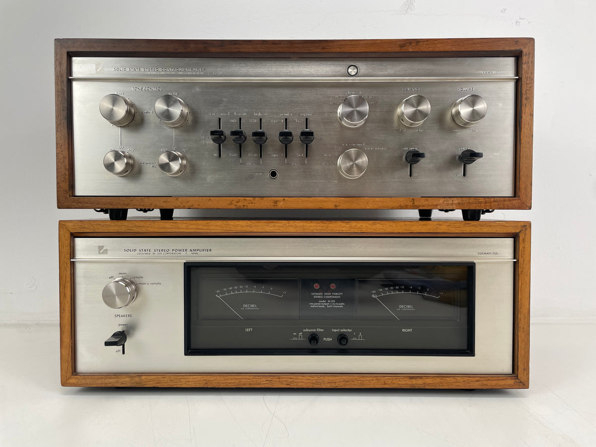 Luxman CL-350 & M-150 – Stereo Voorversterker / Eindversterker Set – Volledig Gereviseerd